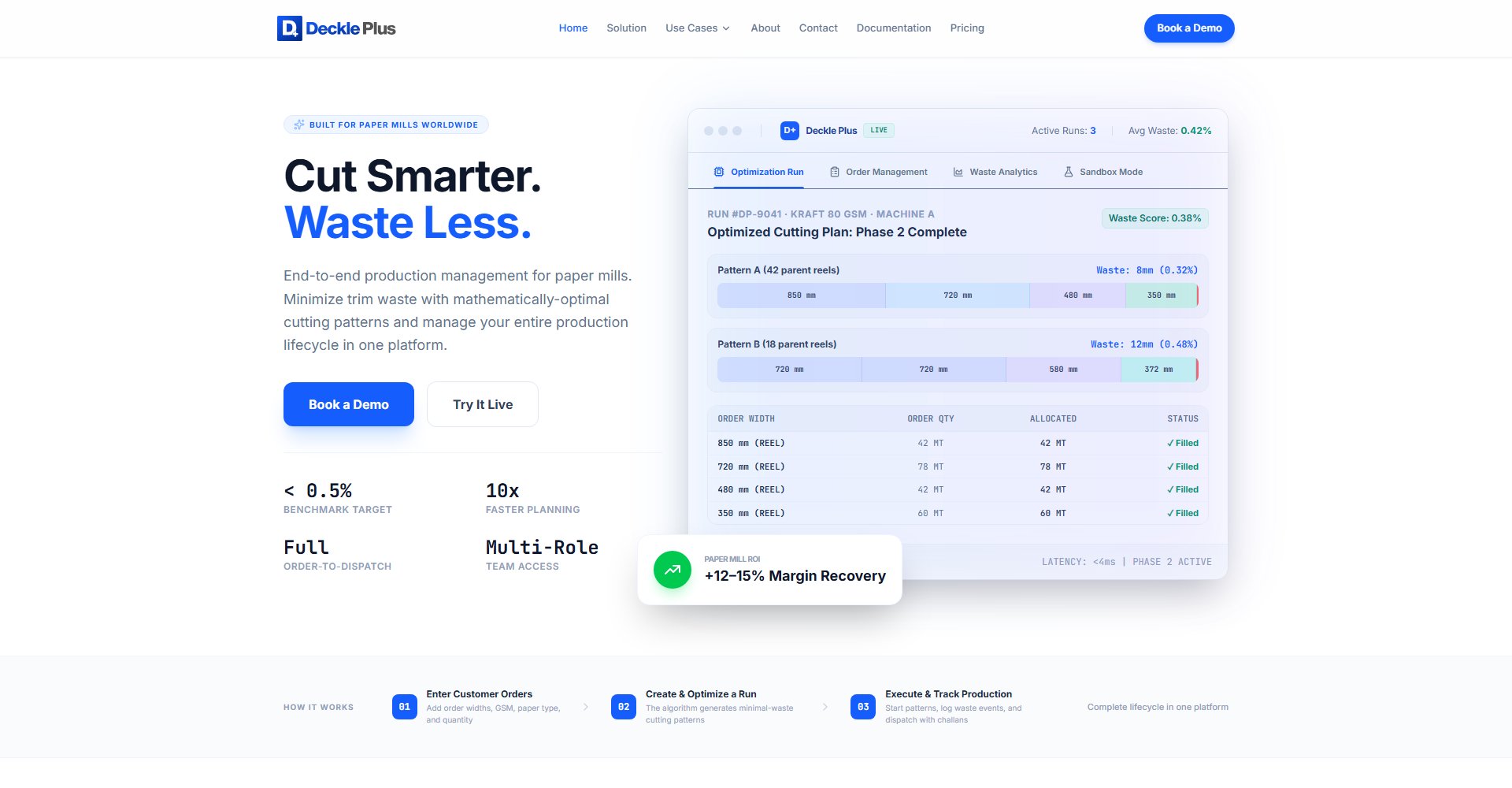 Deckle Plus — website by APT Brand Lab