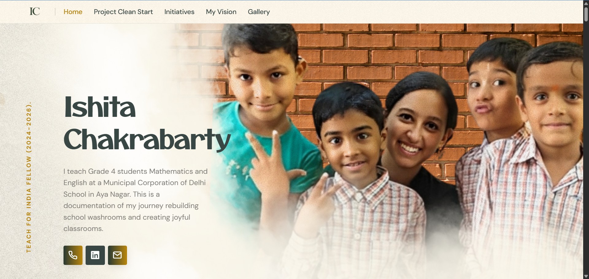 Ishita Chakrabarty — branding by APT Brand Lab
